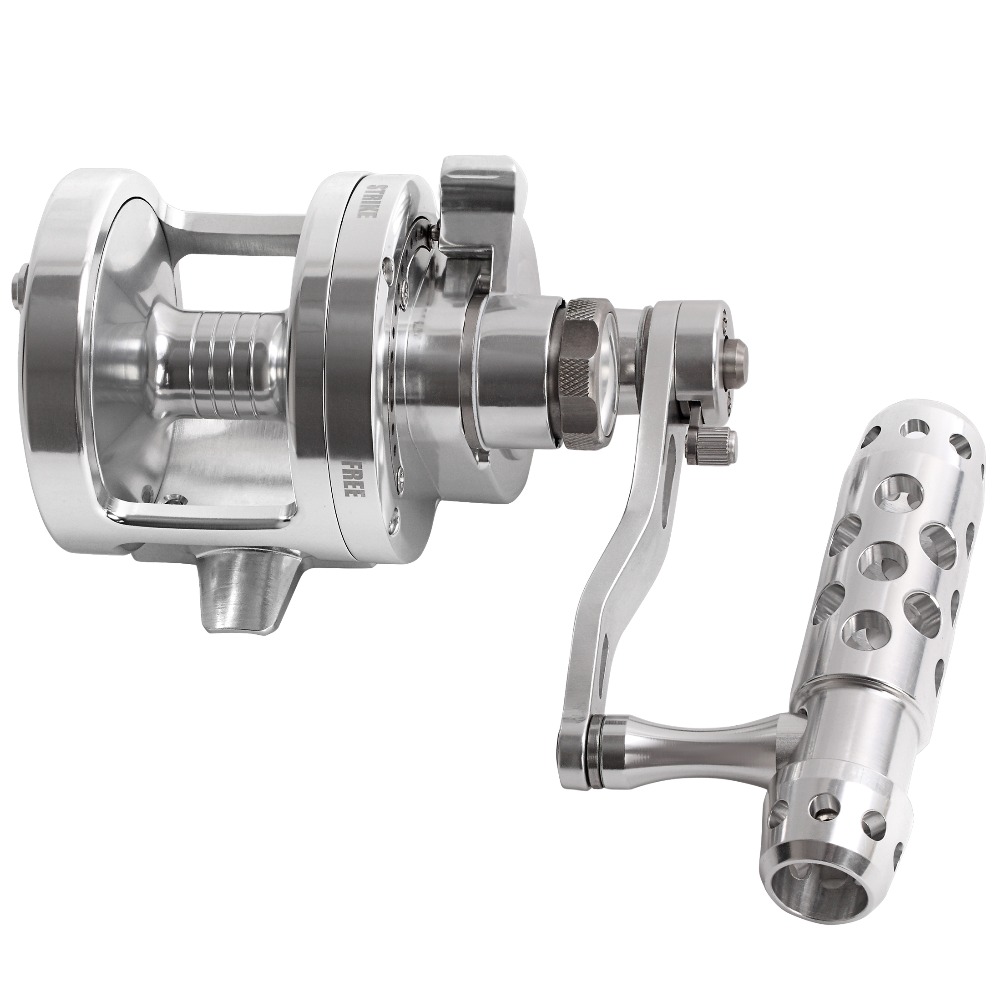 High-Performance Two-Speed Lever Drag Jigging Reel for Deep Sea Fishing -  20kg/44lbs Drag Power, Lightweight Aluminum Body, Ideal for Saltwater *