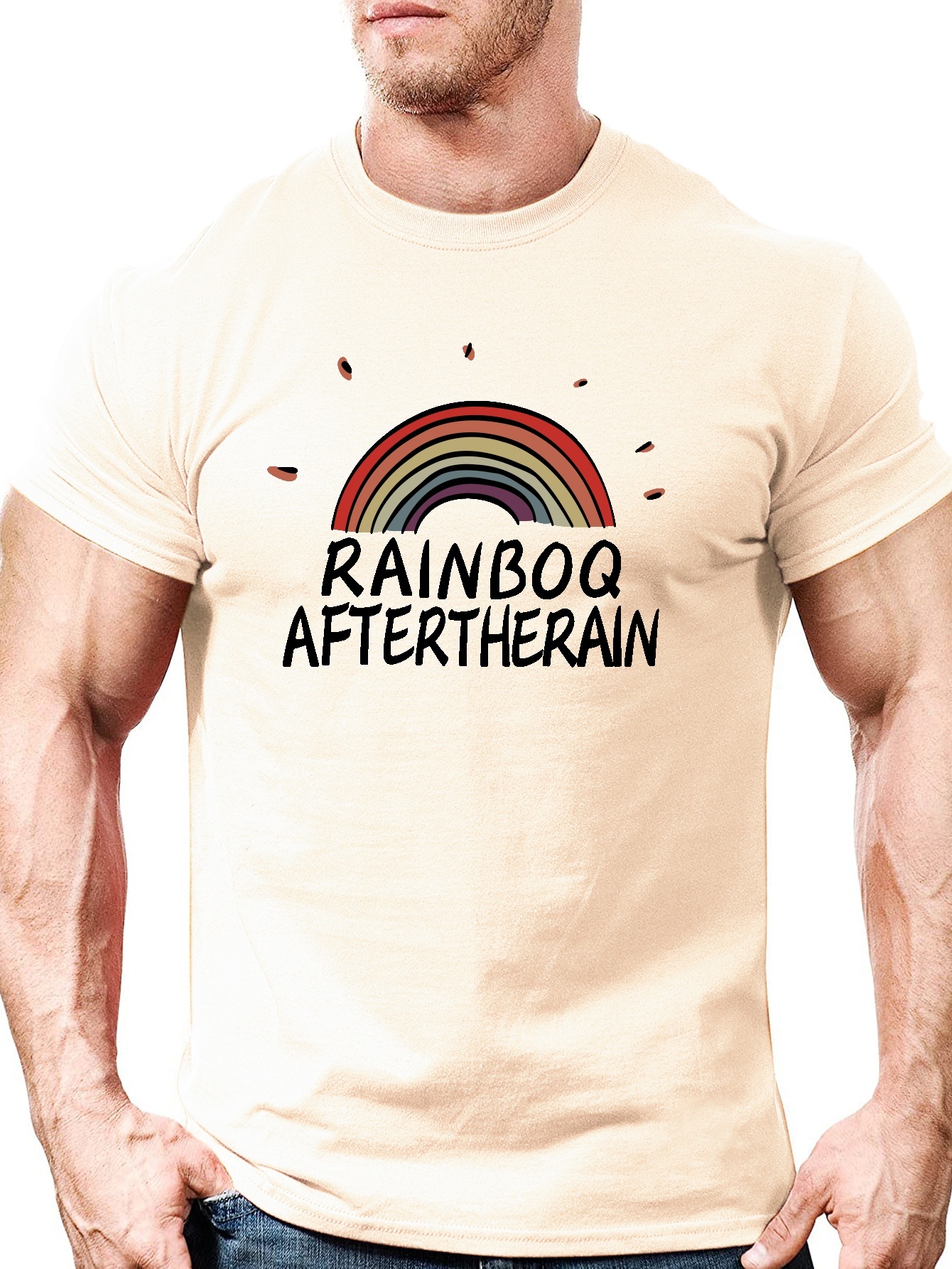 Rainbow Printed T-Shirt - Men - Ready-to-Wear