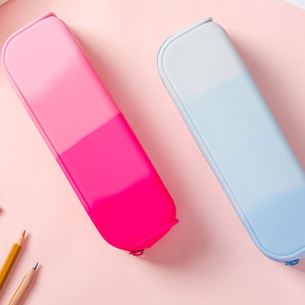 Silicone Colored Pencil Case Student Multifunctional Pencil - Temu