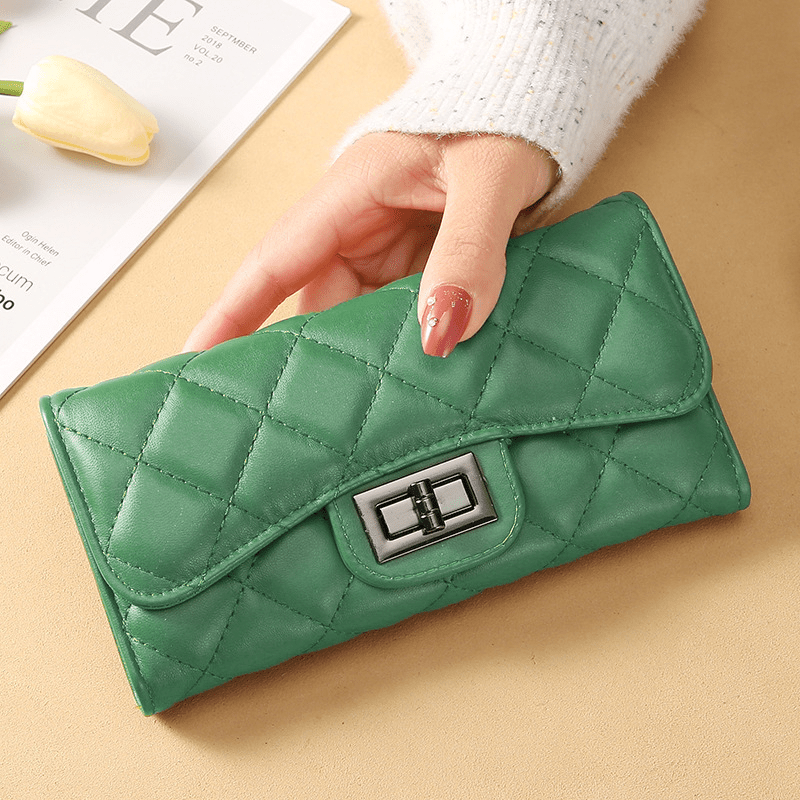 Small Printed Long Wallet, Fashion Faux Leather Clutch Purse, Women's Phone  Bag With Wristlet (8.1*4.1*0.6) Inch - Temu