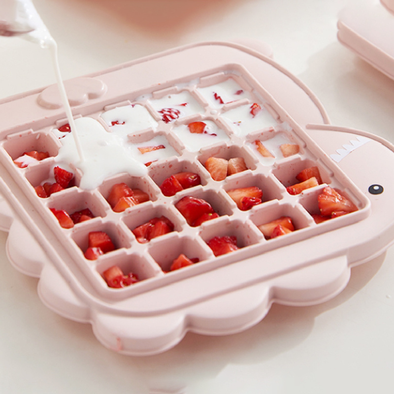 Dropship 1pc; Frozen Ice Rose Mold; Food Grade Silicone Cork Block Ice Box  Ice Cream Maker Household Grinder to Sell Online at a Lower Price