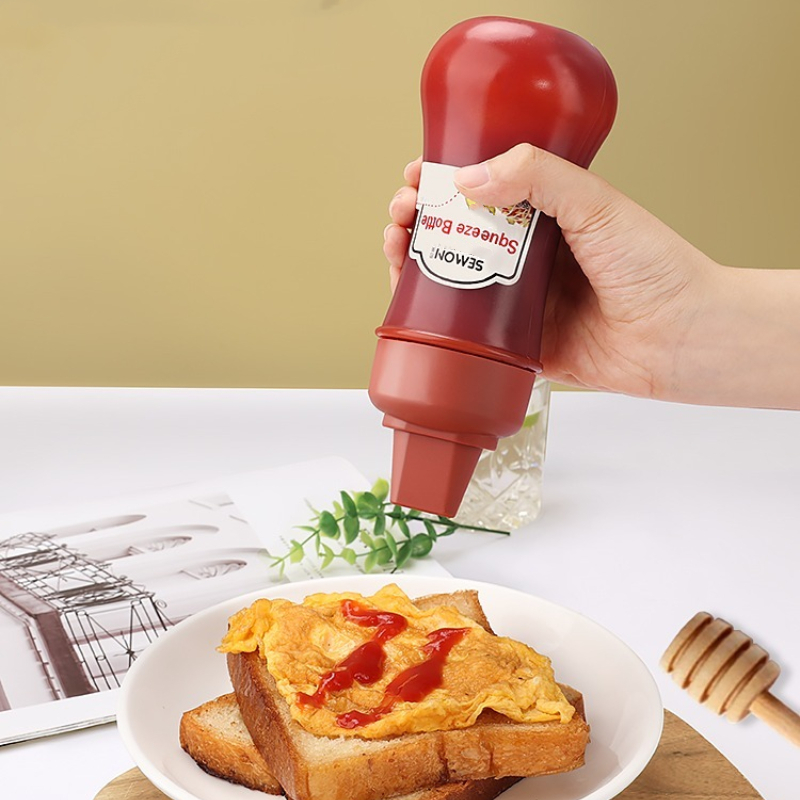 Kitchen Squeeze Condiment Bottle For Salad, Ketchup, Sauce