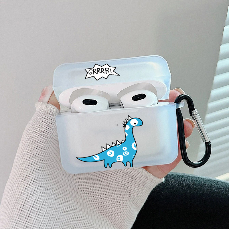 dinosaur pattern headphone clear case Temu Canada