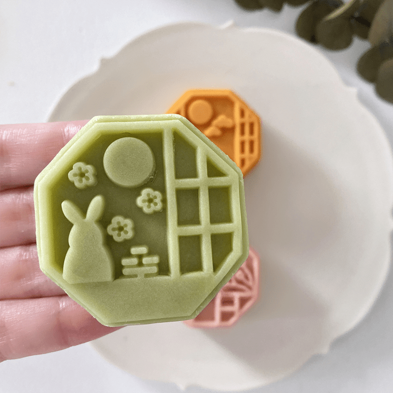 20g 50g Mid-Autumn Festival Mooncake Press Mold Bunny 3D Rabbit Shape  Pastry Cookie Stamp Grean Bean Cake New Kitchen Utensils
