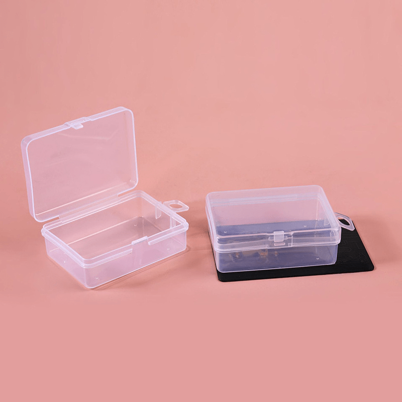 Transparent PP Box Rectangular Plastic Packaging Empty Box Storage Box