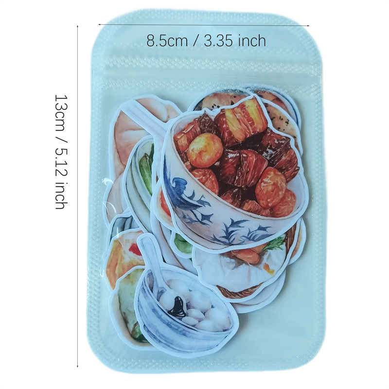 40pcs Creative Cute Self-made Japan Food Tasty Stickers