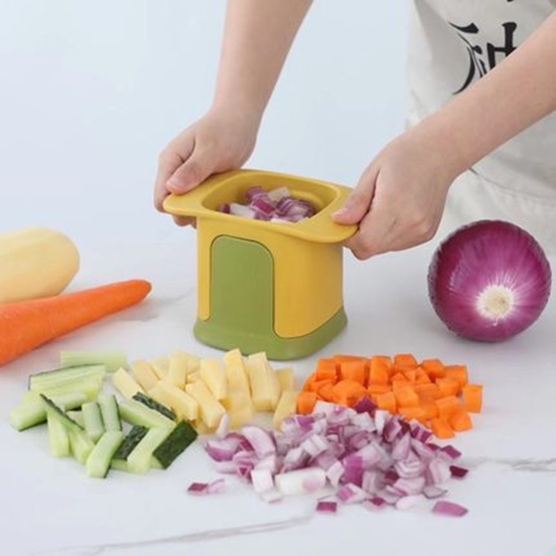 Multifunctional Kitchen Tool Hand Pressure Onion Dicer Food Slicer