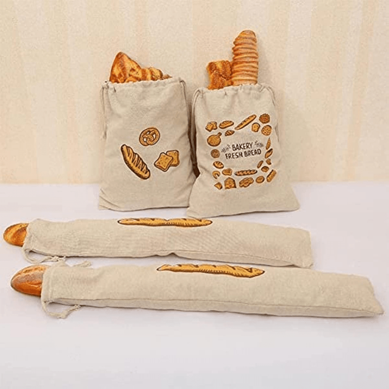 1 sac à pain en lin sac à cordon réutilisable pour le - Temu France