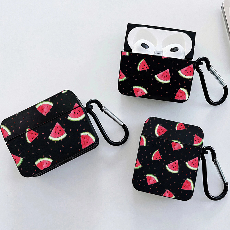 

Watermelon Printed Earphone Protective Case, Silicone Earphone Case For Airpods 1/2/3, Airpods Pro 1/2/3