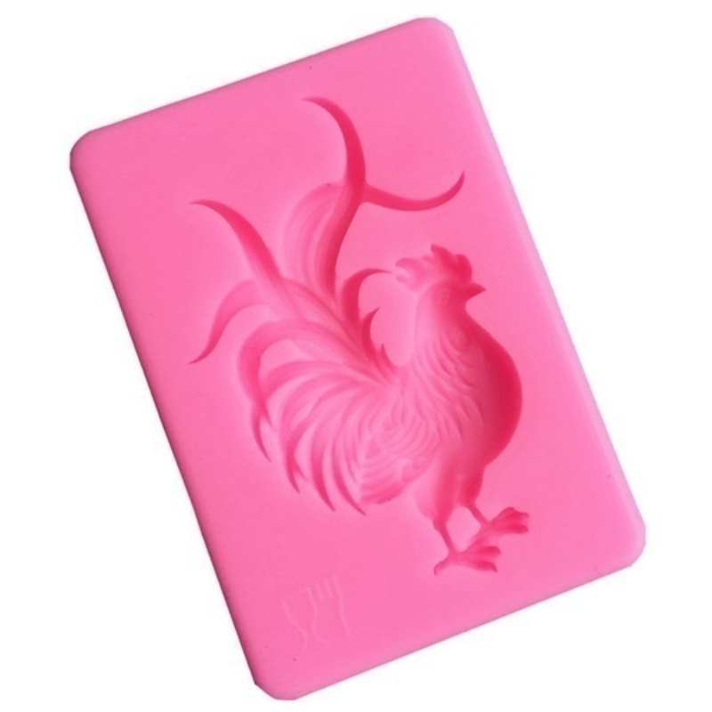 Rooster Chocolate Mold 3d Silicone Mold Chicken Candy Mold - Temu