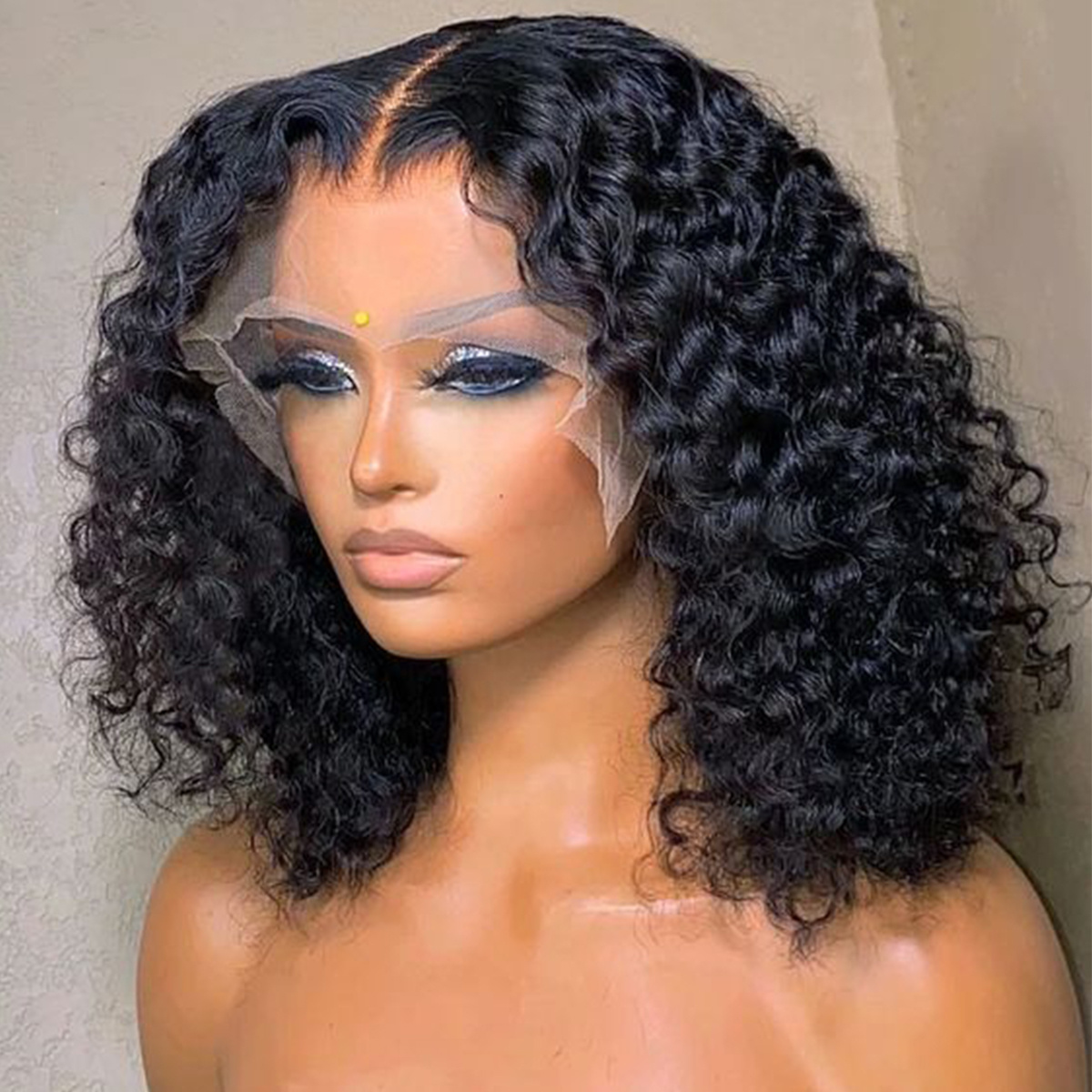 Deep Wave Bob Lace Front Wigs Human Hair Wigs Women 150% - Temu New Zealand