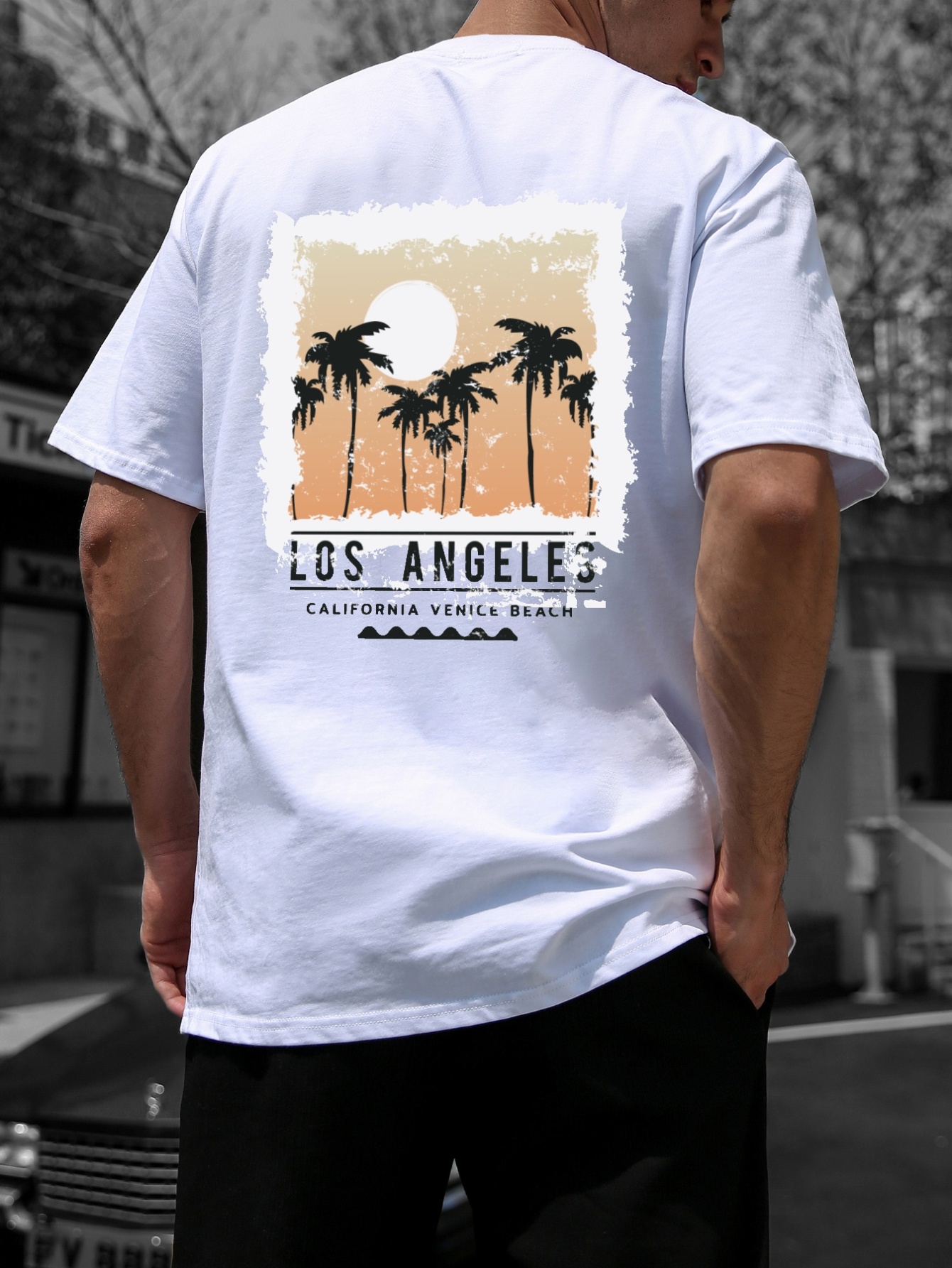 Los Angeles Tops Menss Graphic Tee Summer 2023 T-shirt