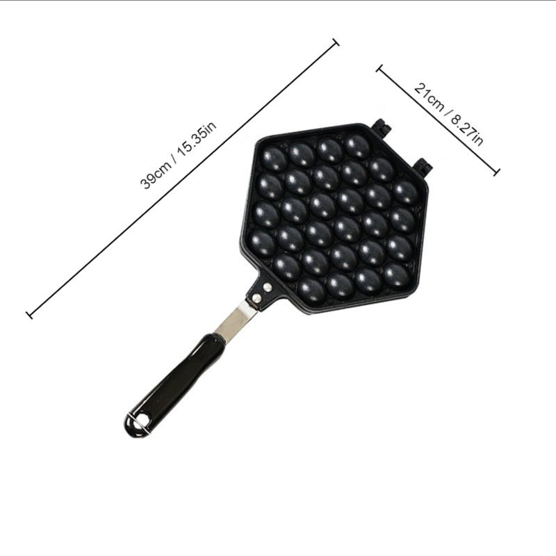 Commercial-Grade Electric Non-Stick Breakfast Egg Waffle Maker - HH9195