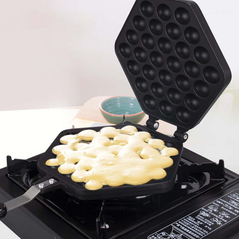  Bubble Waffle Maker- Electric Nonstick Hong Kong Egg