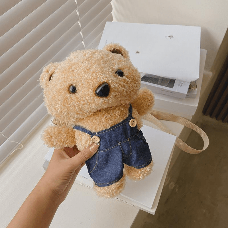 How cute is this teddy bear purse 😭🧸🙌🎁I love him!! @aerie