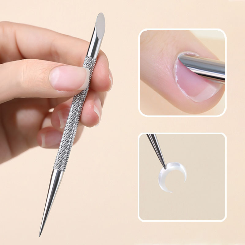 Nagelhautschieber Aus Edelstahl - Silber, Professionelles Maniküre-Werkzeug