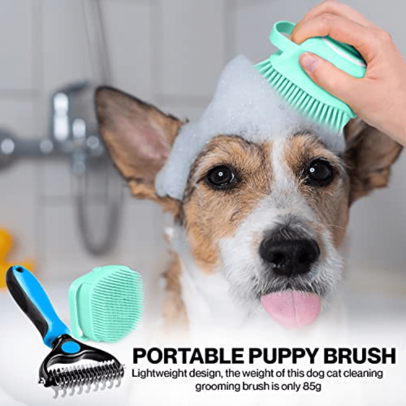 Keep Your Pet Clean and Healthy with Dog Pet Bath Grooming Brush