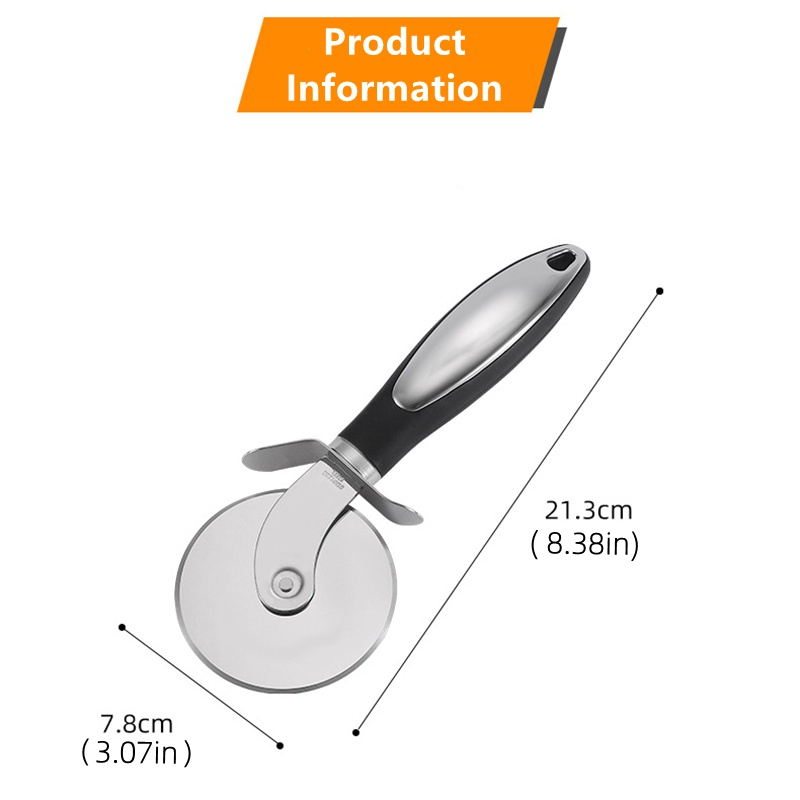 Stainless Steel Pizza Cutter Wheel And Pizza Shovel Pie - Temu