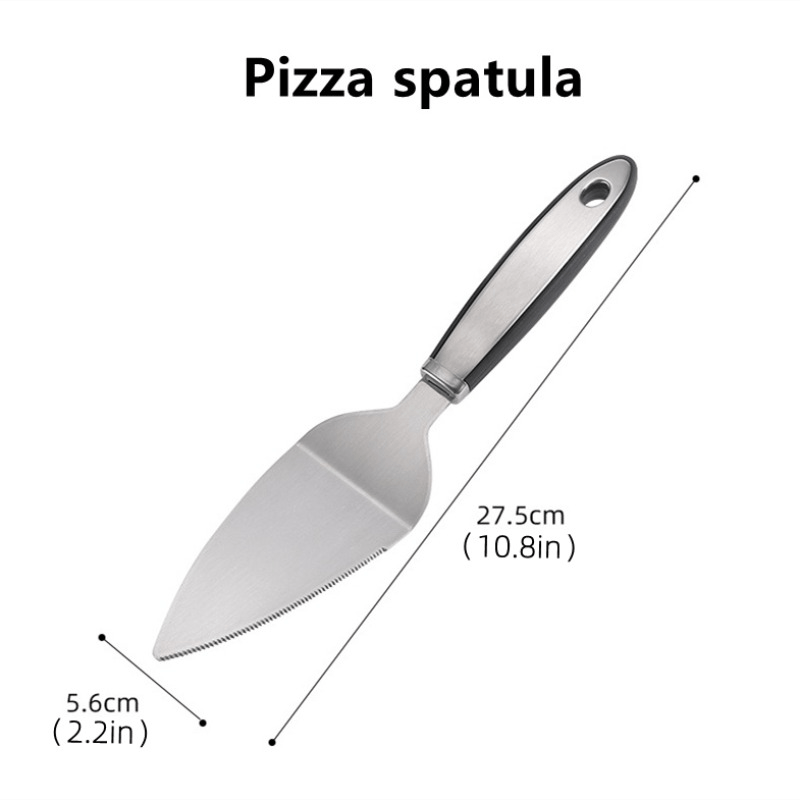 Stainless Steel Pizza Cutter Wheel And Pizza Shovel Pie - Temu