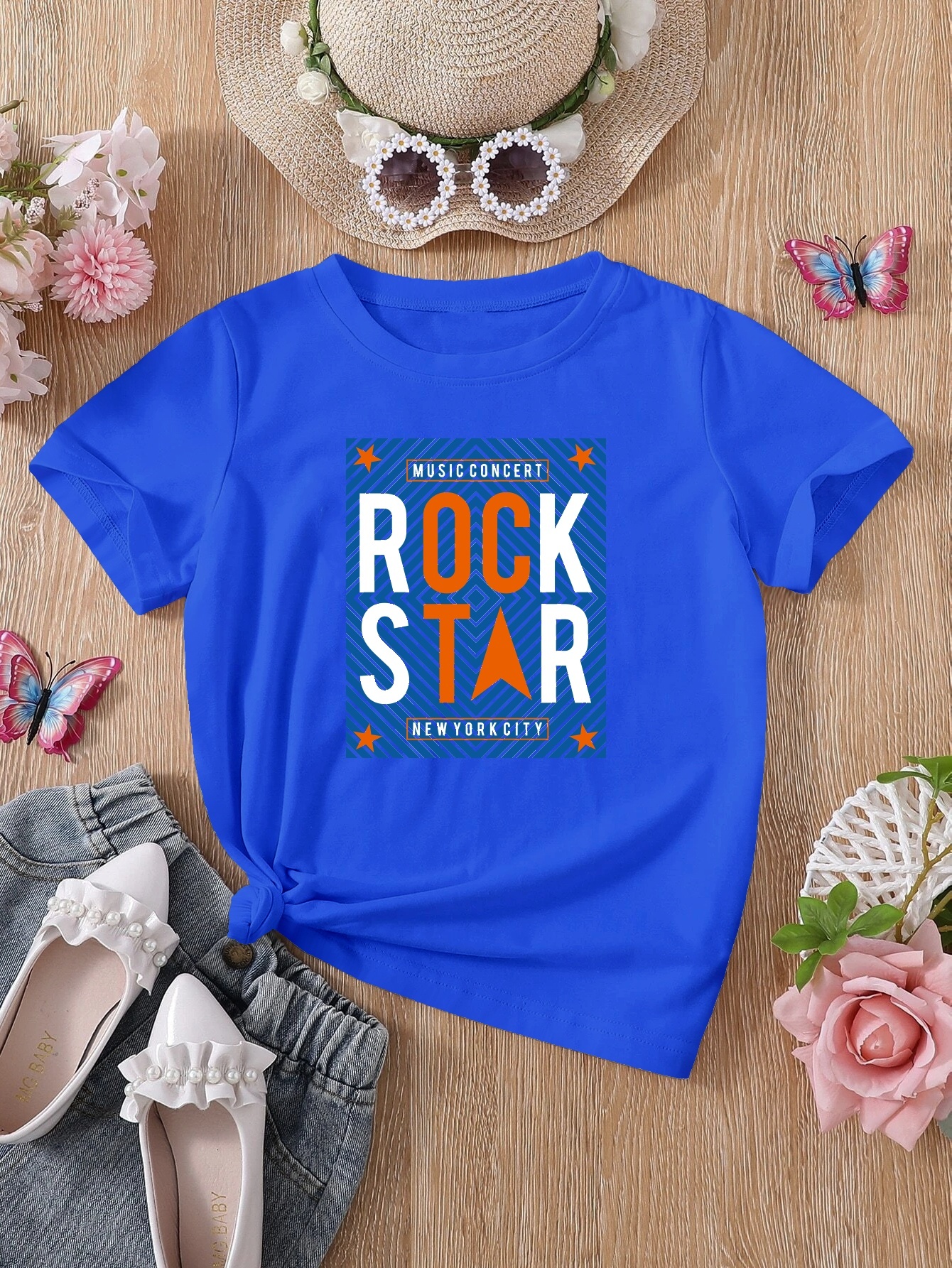 Kids Short Sleeve Crop Top Girls Plain Stretchy Summer Basic T-Shirt 3-13 Years