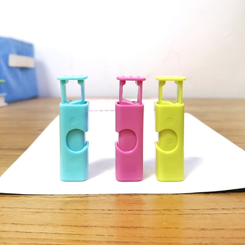 4pcs Food Bag Clips, Bread Clips, Plastic Bag Sealing Clip, Random Color