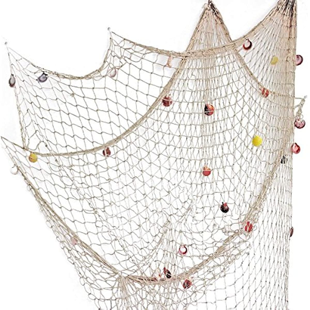 Colorful Vintage Hanging Decor Fishnet With Shell - Temu New Zealand