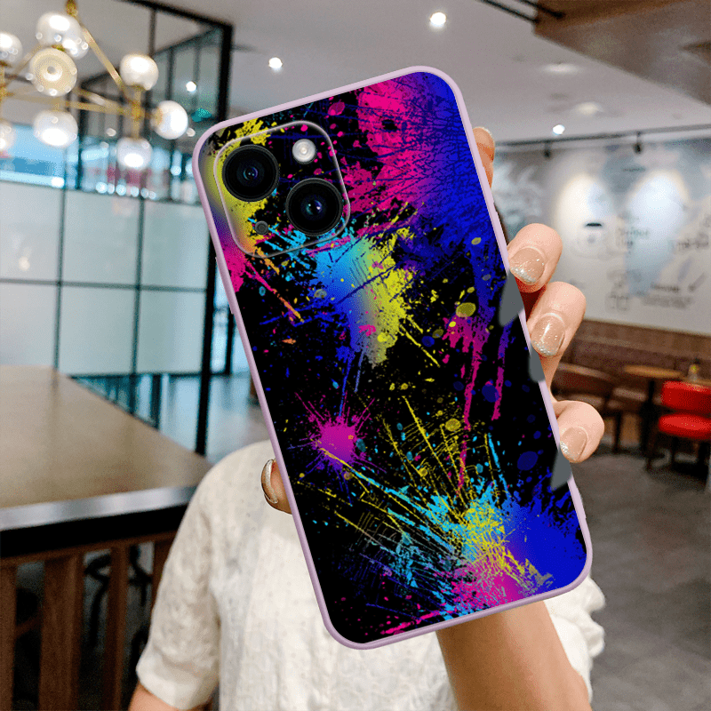 CASE FOR IPHONE 14 13 12 11 SE 8 PRO SHOCKPROOF PHONE COVER RAINBOW MARBLE