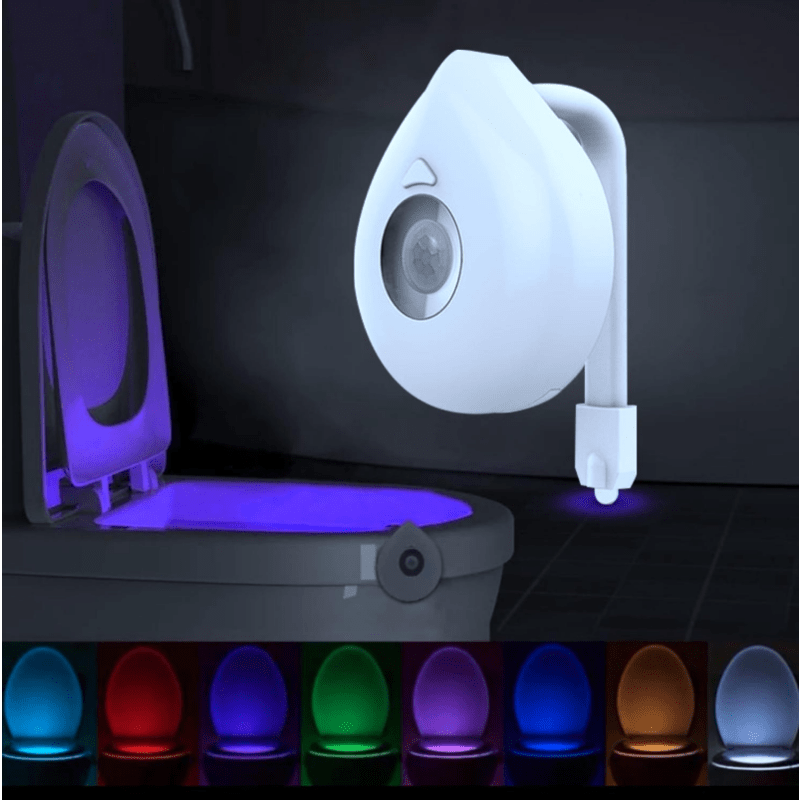 ZK30 Smart PIR Motion Sensor Toilet Seat Night Light 8/16 Colors