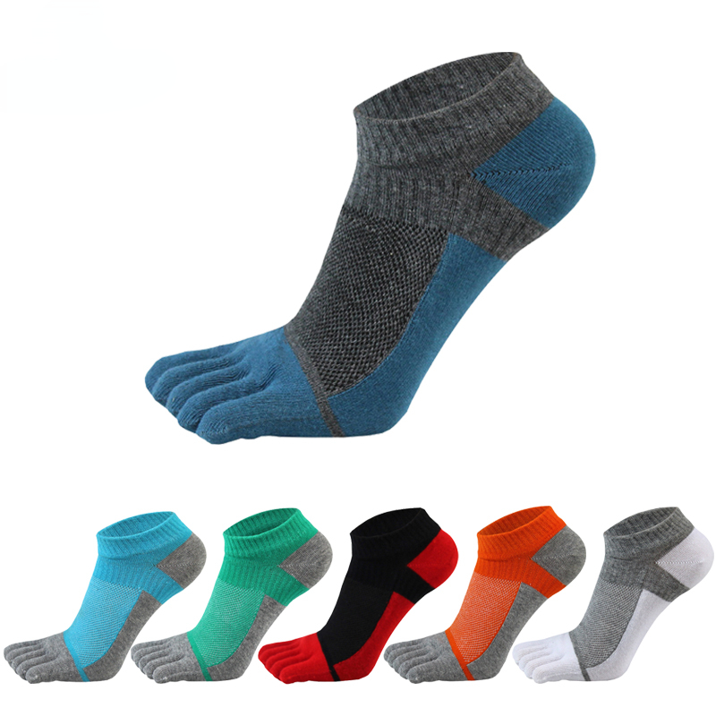6 Pairs Women's Toe Socks Cotton Crew Sock Five Finger Socks For Running  Athletic Five Toe Socks Running Ankle Toe Socks Women Socks Cotton Sock
