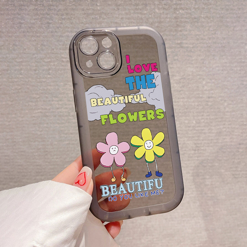 For iphone X XR iphoneX Phone Cove Cute Flower Cartoon