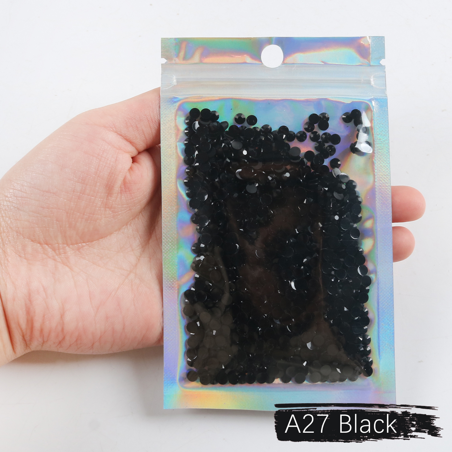 Black Ab Jelly Flatback Resin Rhinestones Bling Non Hotfix - Temu