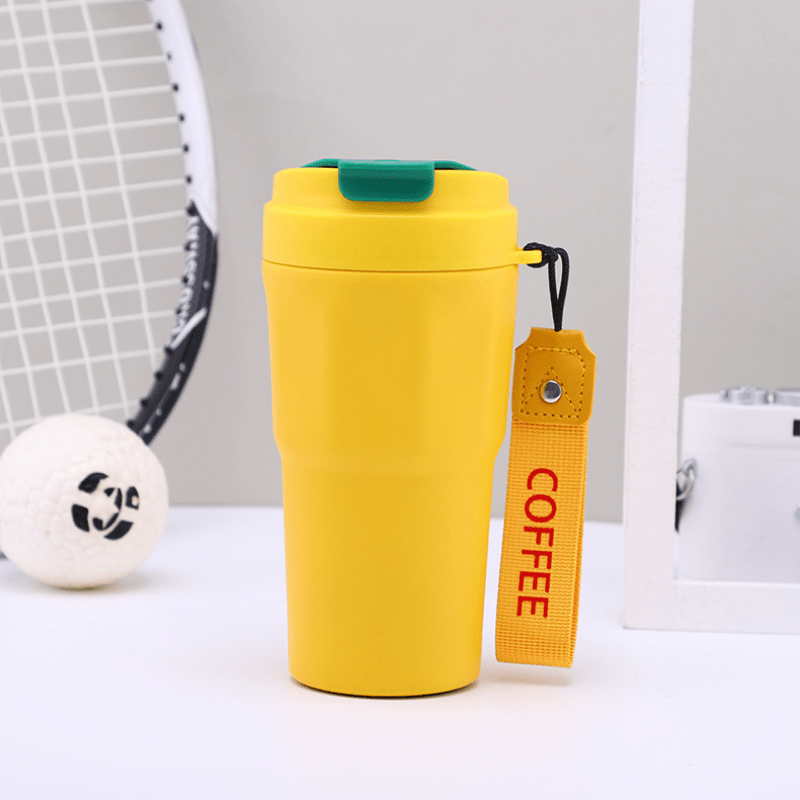 Cafe Insulated Tumbler Straw Stainless Steel Coffee Termos Cup In-Car  Vacuum Flasks Portable Water Bottle