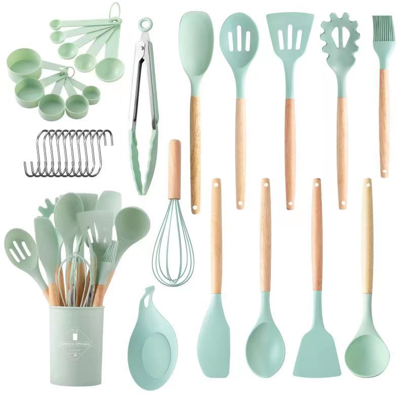 Complete Silicone Kitchen Utensil Set Includes Spatula - Temu