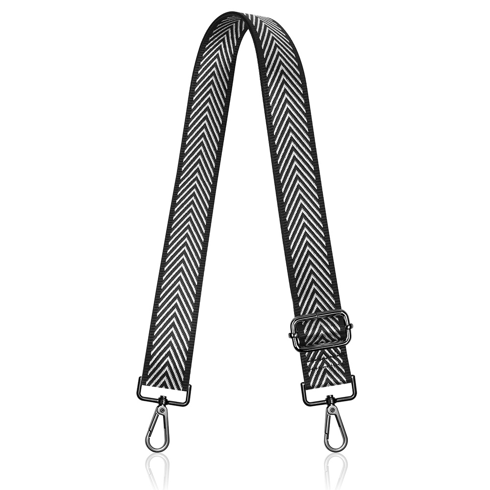 Bag strap black, Pattern, Shoulder strap