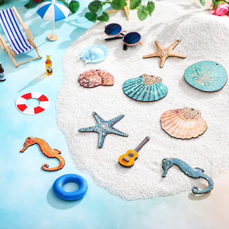 Decoration with Seashells and Starfish