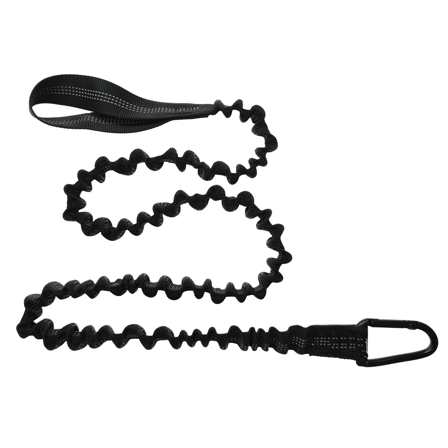 1pc Elastic Kayak Paddle Leash Adjustable With Safety Hook Fishing Rod Pole  Coiled Lanyard Cord Tie Rope Rowing Boat Accessories