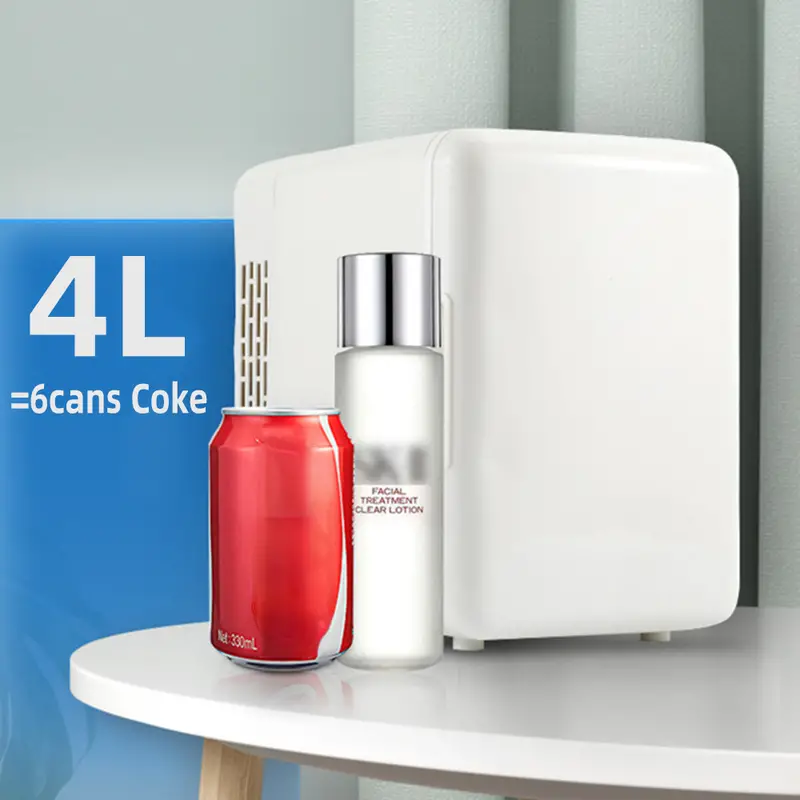 12v 110v portable 4l mini fridge beauty refrigerator multifunction home refrigerator face cosmetics refrigerator for home dental details 2