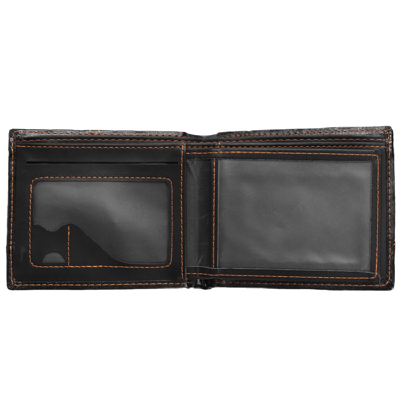 Men's Wallet Short Money Clip, Fashion Multi-card Lychee Pattern Horizontal  Splicing Leather Clip - Temu