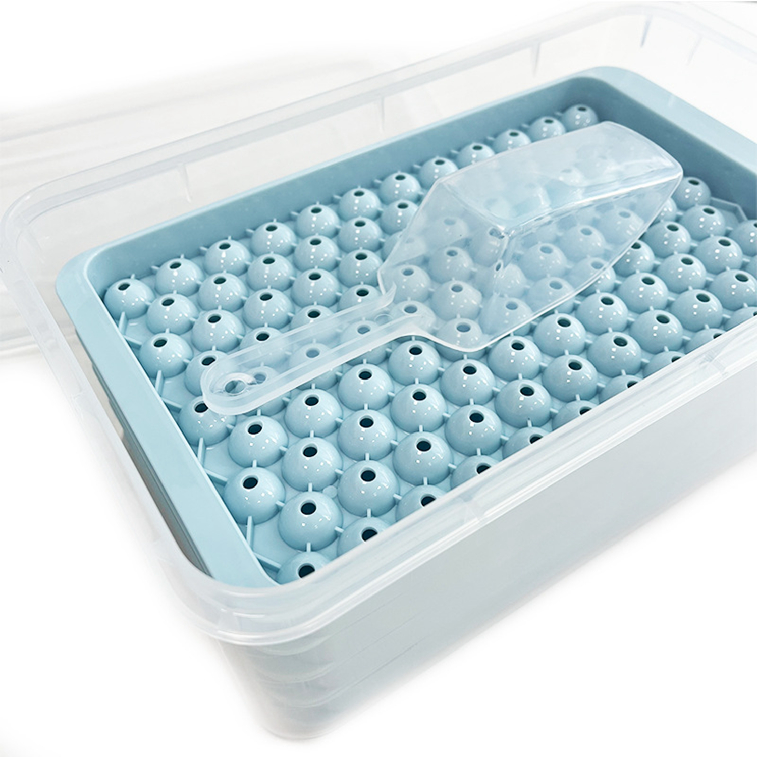 Blue Ice Cube Trays 2 Pack Easy Release BPA-FREE Dishwasher Safe FREE  SHIPPING