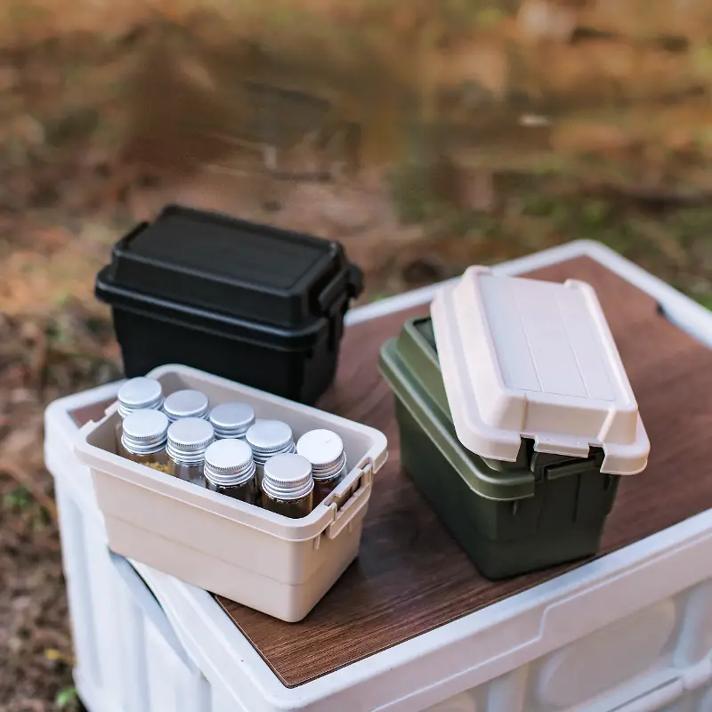 1pc Convenient Mini Storage Box for Outdoor Activities - Perfect for  Seasoning Bottles, Camping Gear, and More!