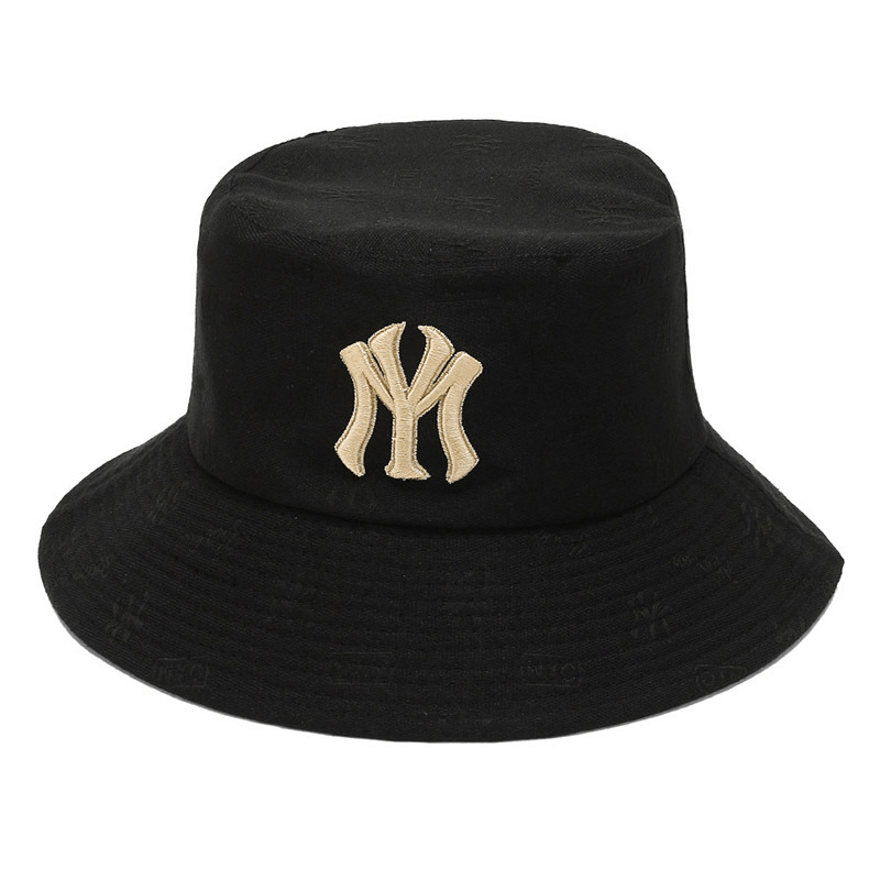 MLB Unisex Classic Monogram Jacquard Bucket Hat NY Yankees Beige