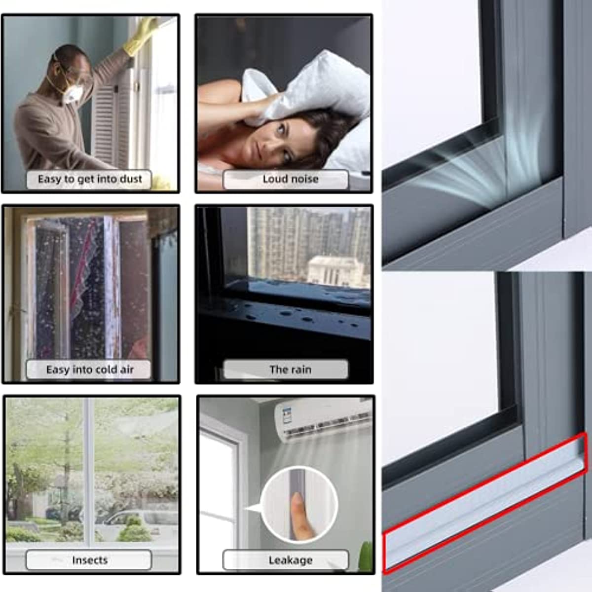 Keep Home Warm Quiet Self adhesive Window Insulation Weather - Temu