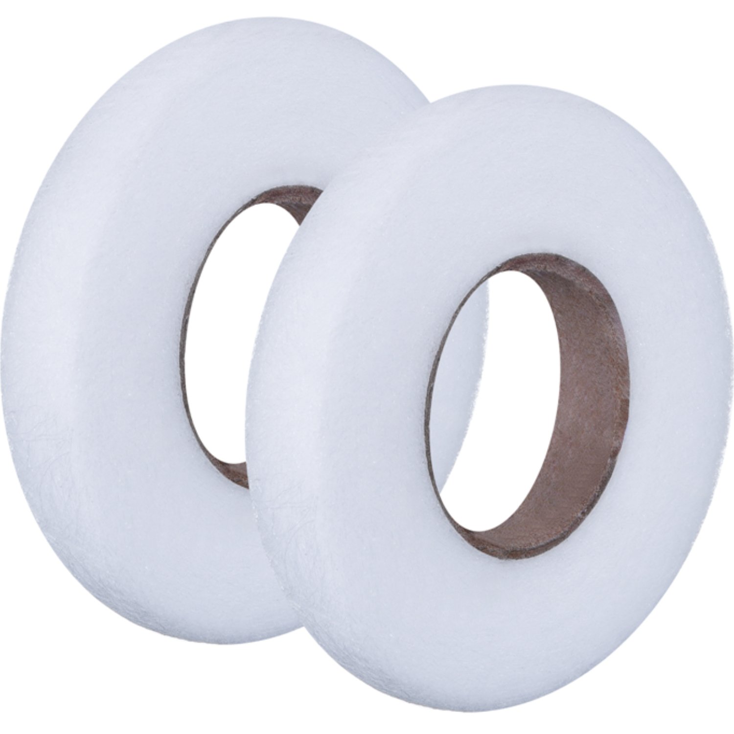  Outus 2 rollos de cinta de fusión de tela adhesiva para  dobladillo, cinta adhesiva para planchar cada 1/2 pulgada (blanco, 27  yardas cada uno) : Industrial y Científico