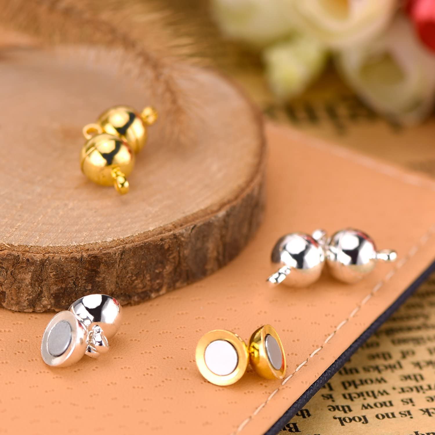 Fashionable Round Jewelry Accessories Strong Magnet - Temu