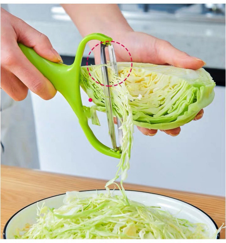 Peeler Vegetables Fruit Stainless Steel Knife Cabbage Graters Salad Potato  Slicer Kitchen Accessories Cooking Tools Wide Mouth