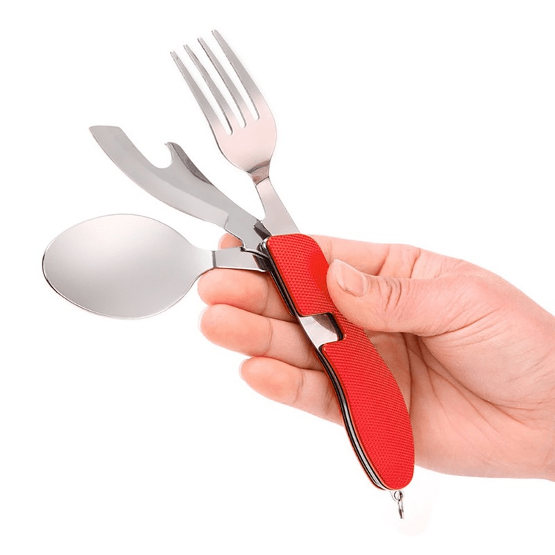 Camping Eating Utensils Folding Pocket Utensil Set Camping Cooking Utensils  Travel Camping Cutlery Set Foldable Utensil Set - AliExpress