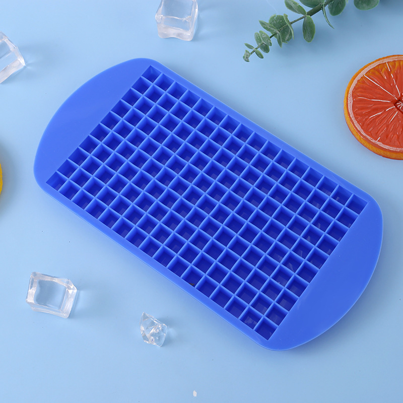 Mini Ice Cube Trays with 160 Small Silicon Cube Molds - 1 Pair (Blue a –  kitchengrabs