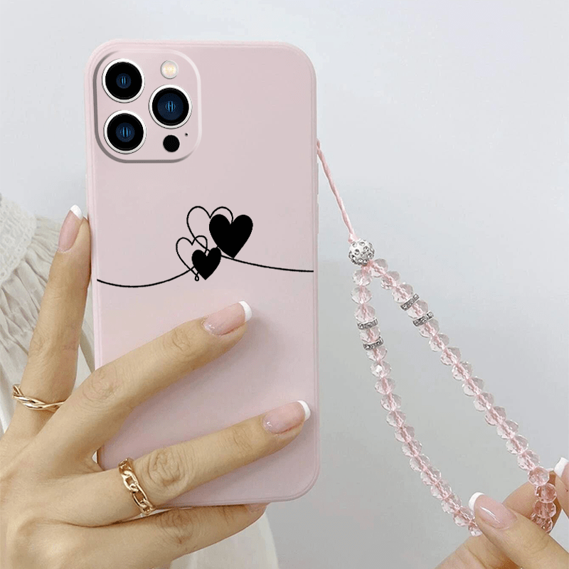 

Phone Case With Lanyard For Iphone 15, 14, 13, 12, 11 Pro Max, Xs Max, X, Xr, 8, 7, 6s, Plus, Mini, Graphic Pattern Anti-fall Phone Case, Gift For Birthday, Girlfriend, Boyfriend, Or Yourself