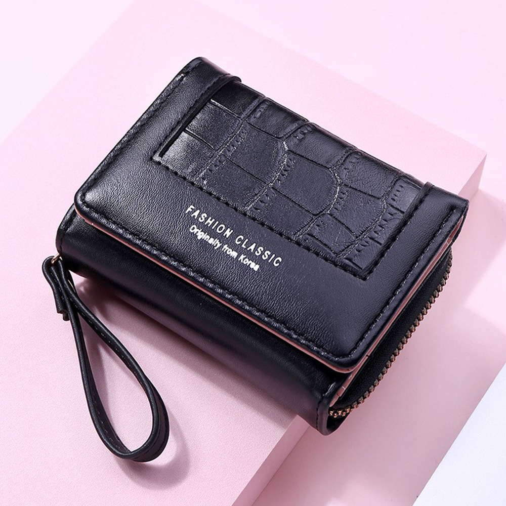 Fashion Women's Wallets Small Short Credit Card Holder PU Leather