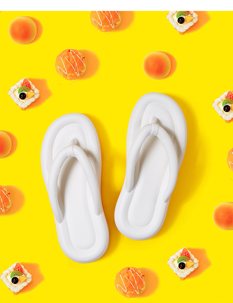 women s candy color flip flops soft sole open toe non slip details 8
